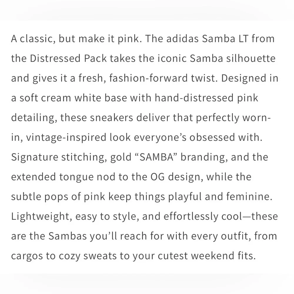 Adidas Samba Distressed Pack Cream White/ Shock Pink Leather Sneakers Women’s 7 - Picture 11 of 11